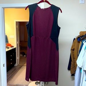 Black & Wine Dress